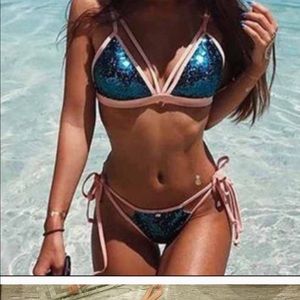 💙Stunning Sequin Bikini💙 NWT - Size M